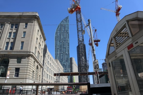 What is it about construction cranes that makes a city tick? A case of Toronto Vs Washington DC